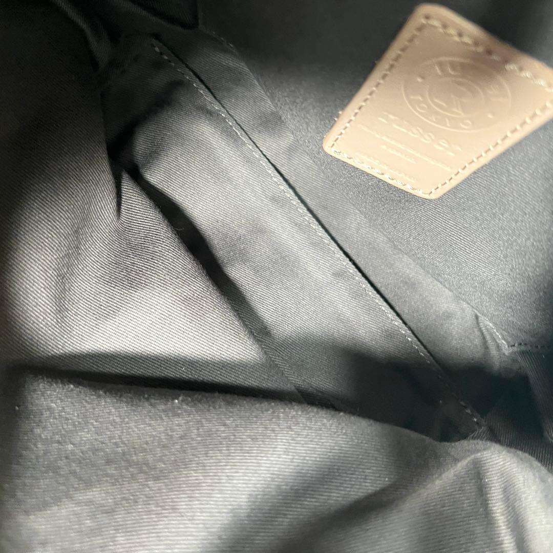 極美品✨　ラシット　ラウンドショルダーバッグ　ソフトレザー