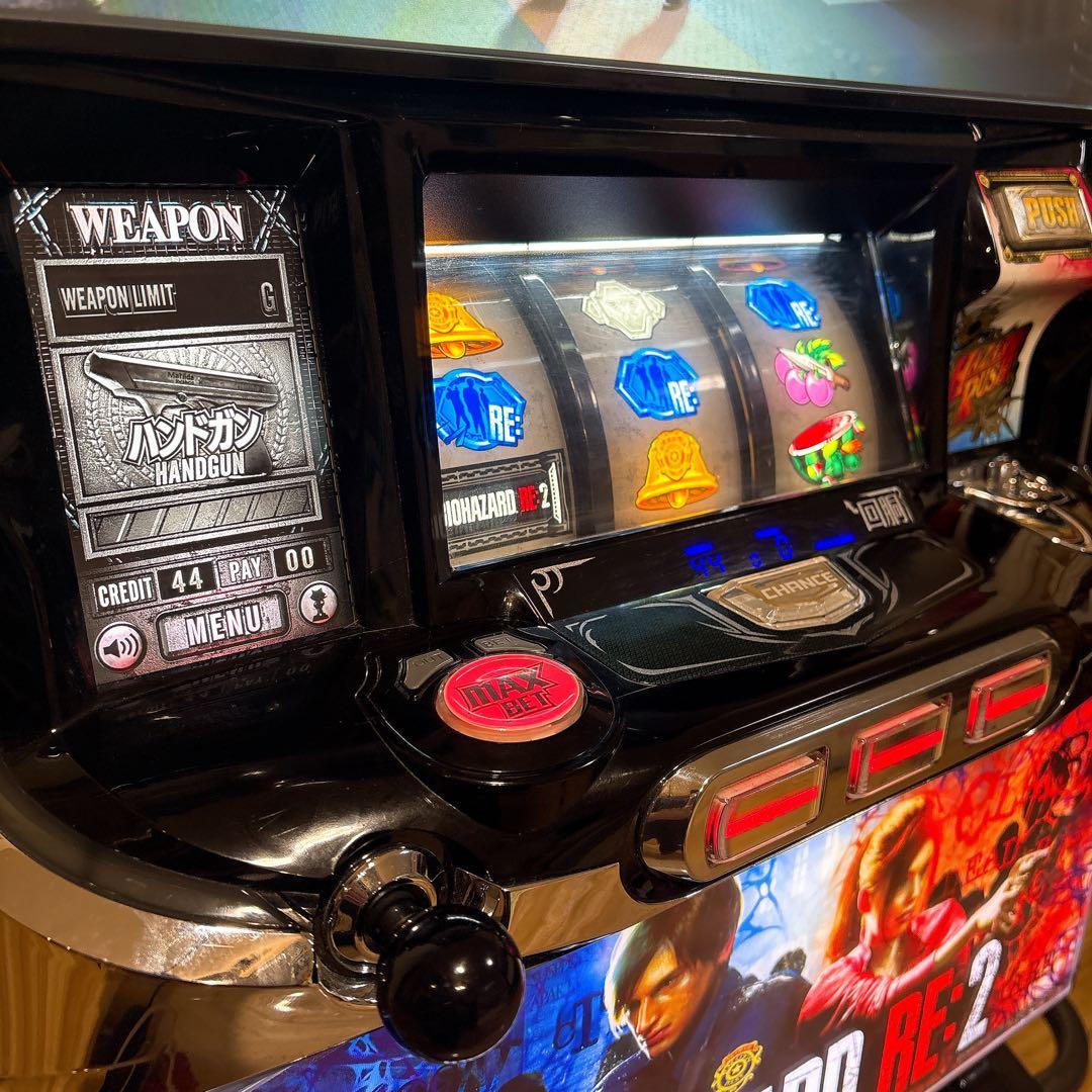 ✨美品✨ パチスロ バイオハザードRE2 実機 6.5号機 不要機付き