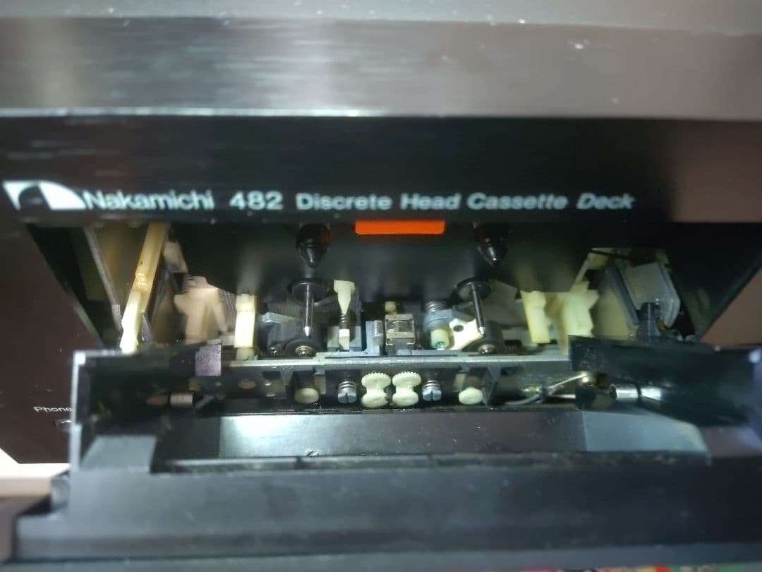 ナカミチ　高級3ヘッド　カセットデッキ482 ブラック