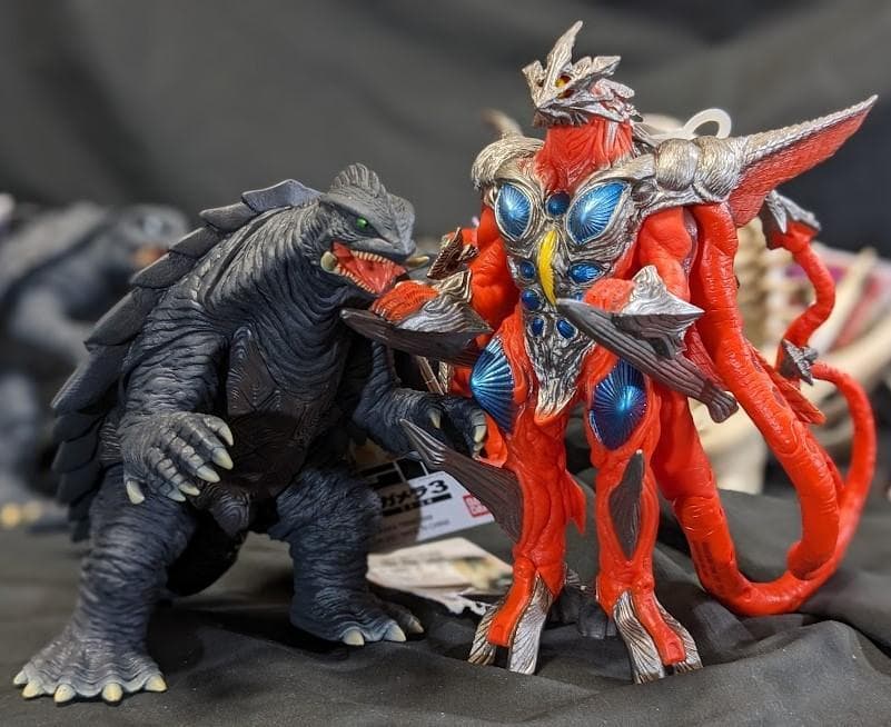 平成ガメラ＆登場怪獣（バンダイ）タグ付ムービーモンスター コンプリート７体セット
