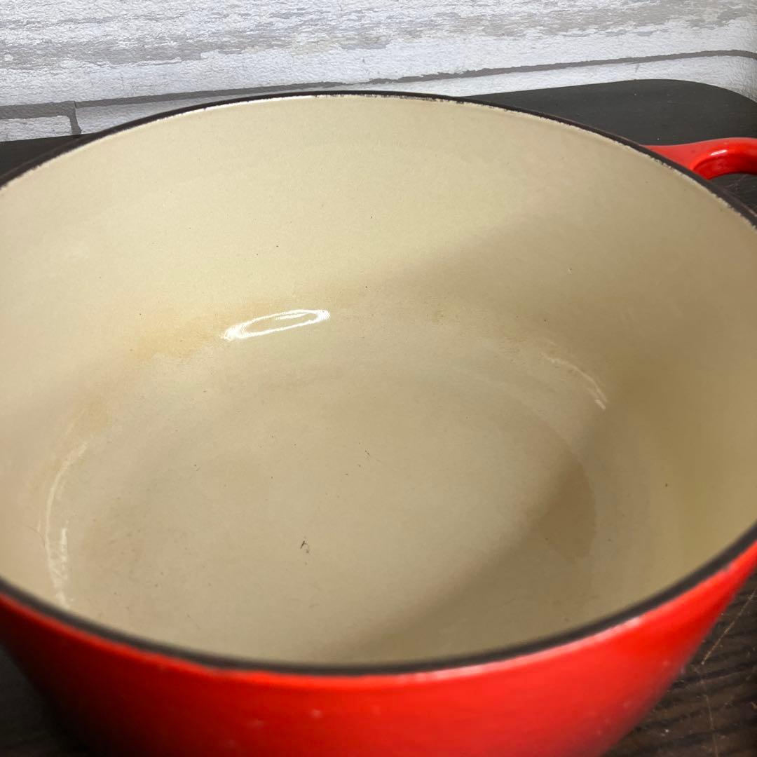 Le Creuset ホーロー 両手鍋 赤 20cm