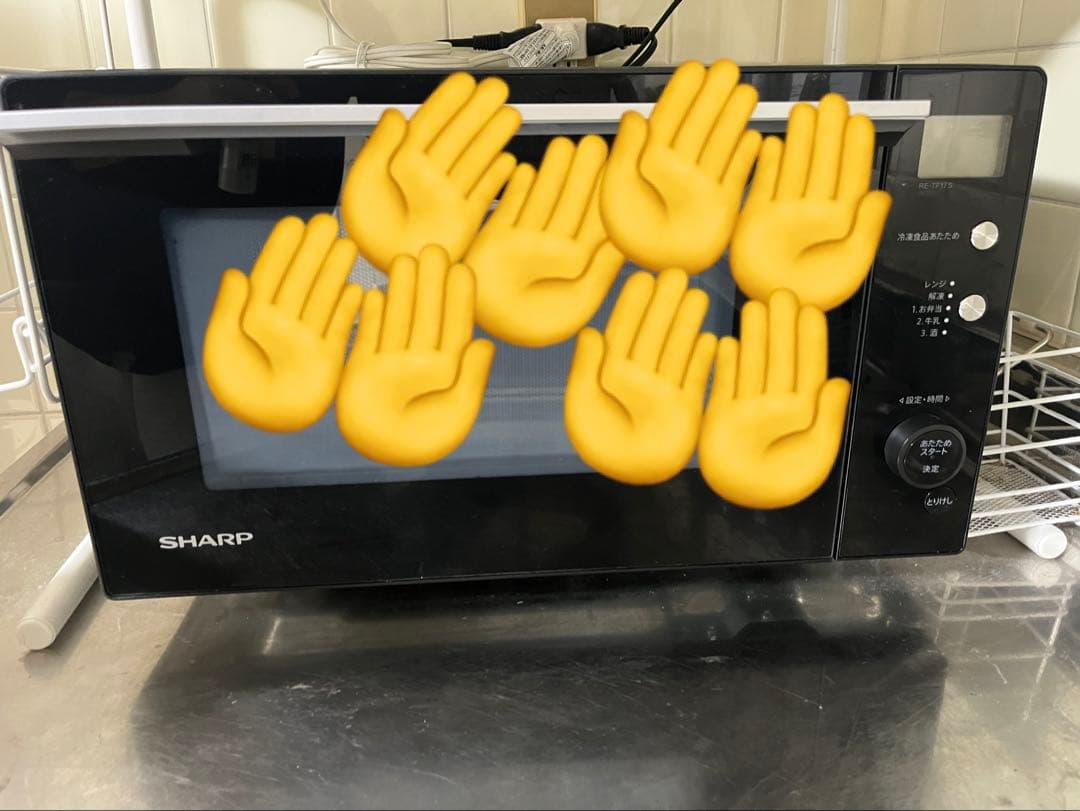 SHARP ブラック 単機能電子レンジ　2020年製