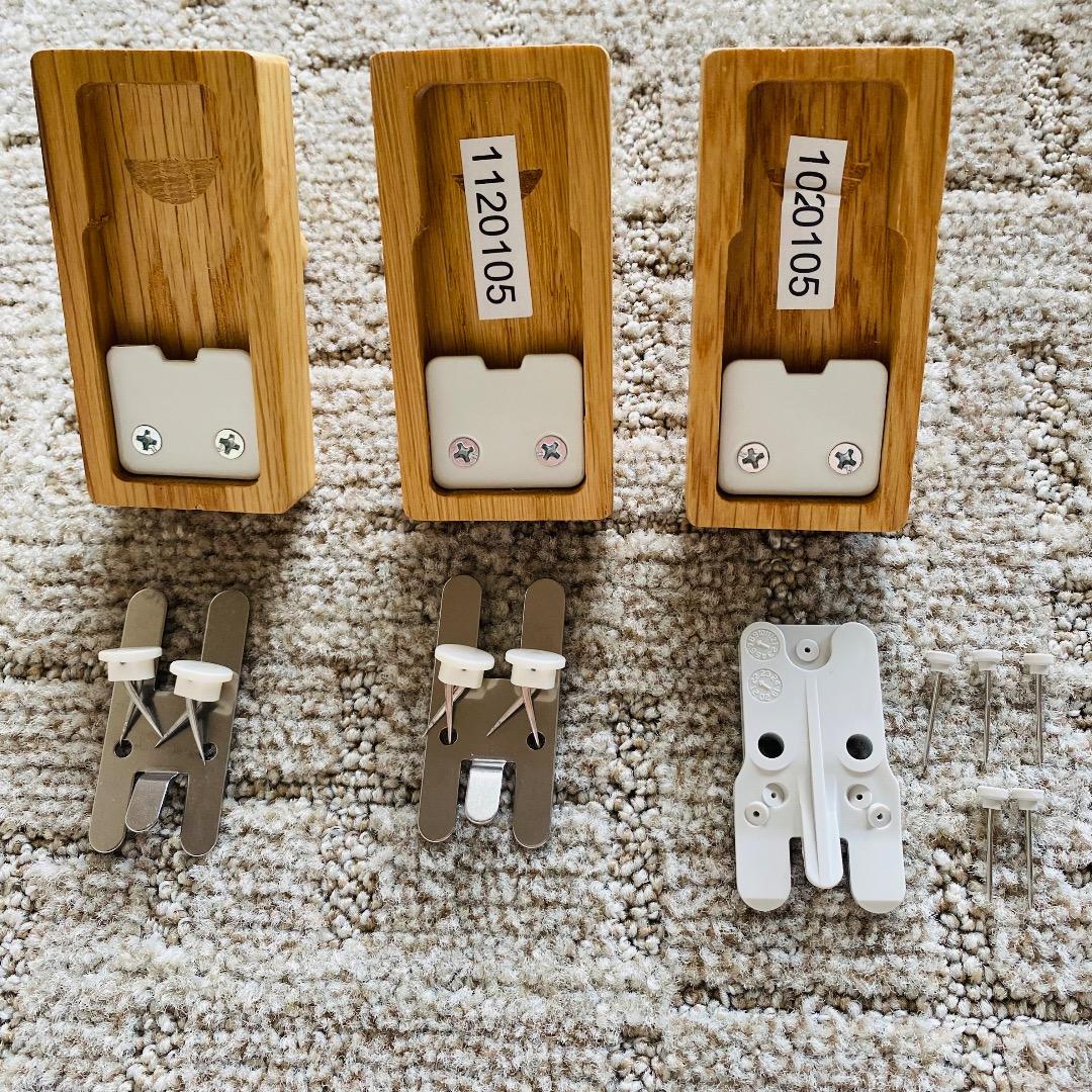 無印良品　壁に付けられる家具 3連ハンガー　長押　フック