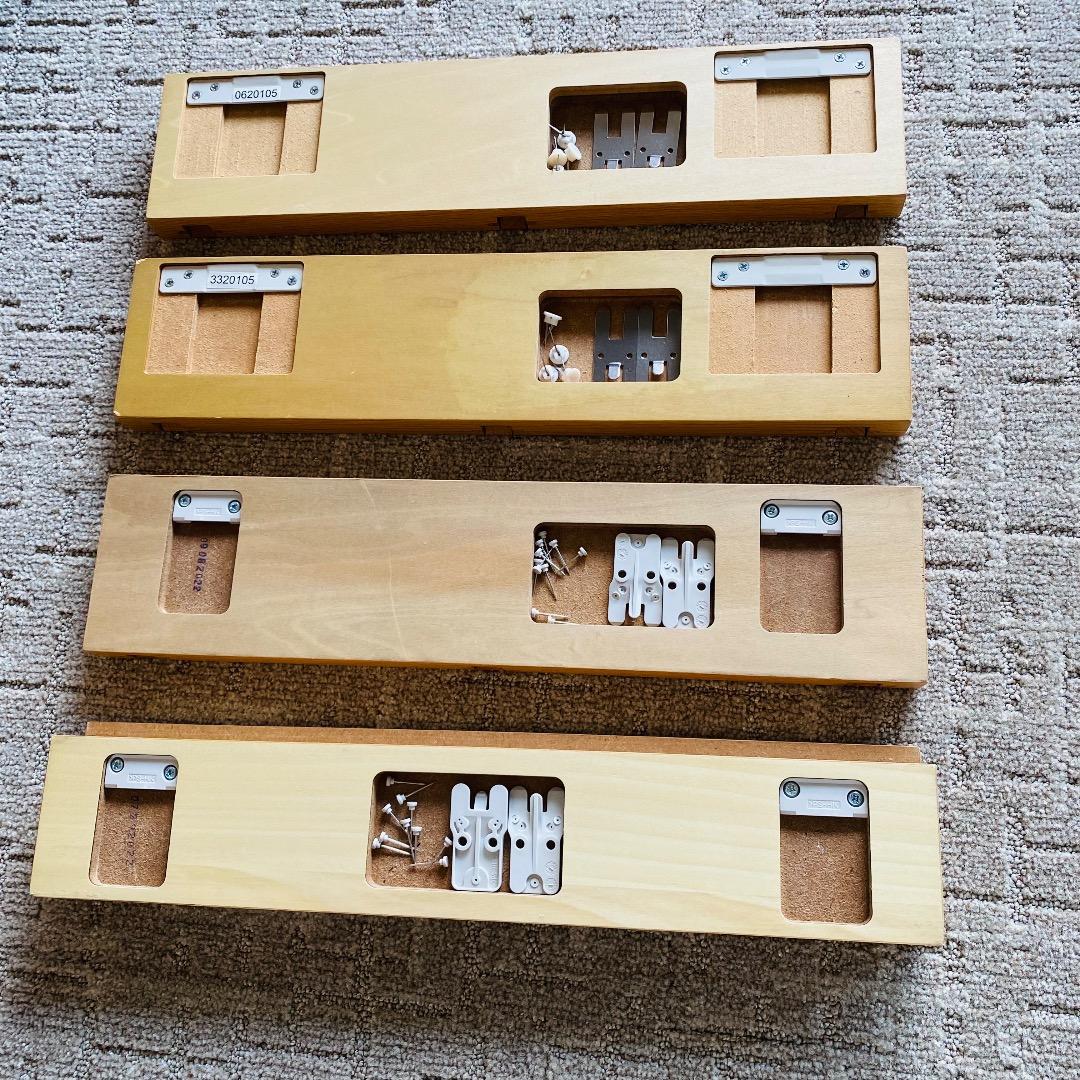 無印良品　壁に付けられる家具 3連ハンガー　長押　フック