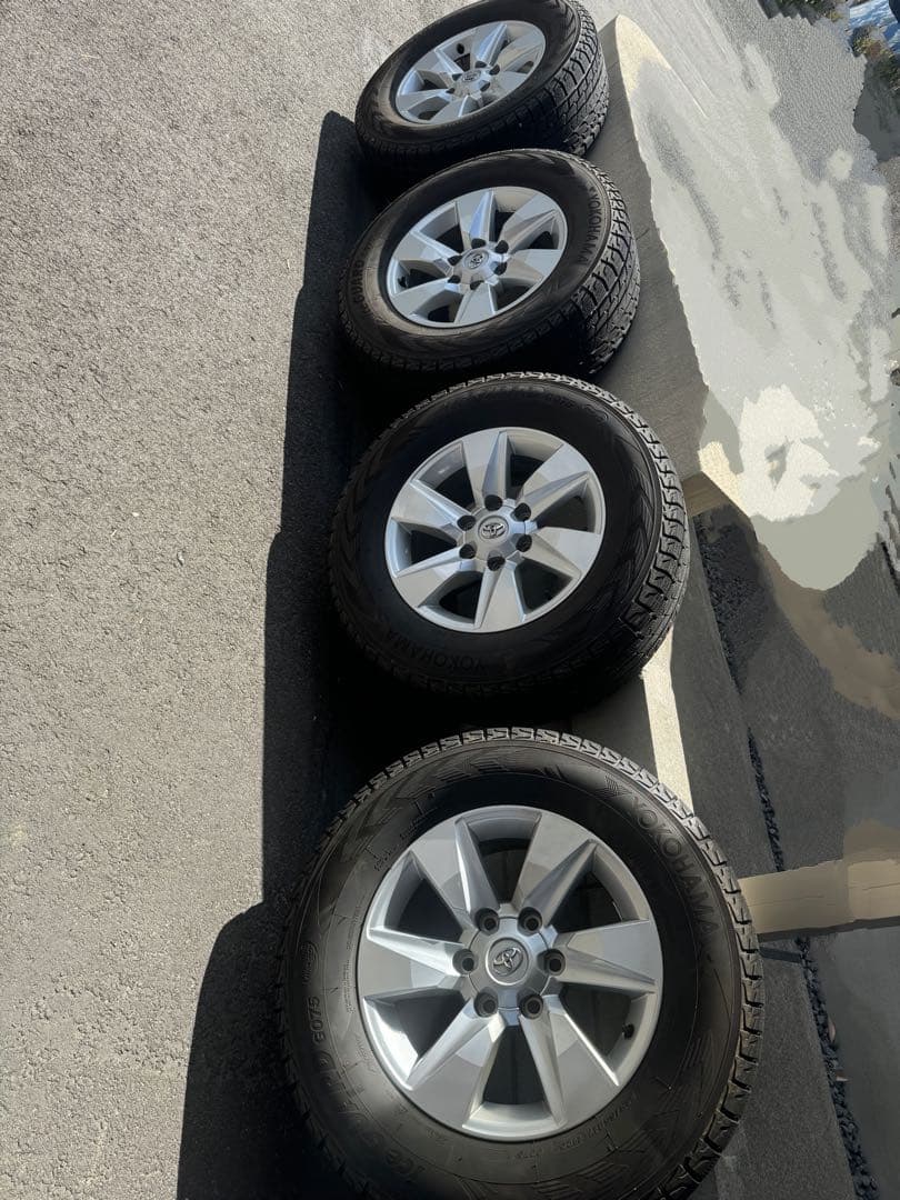 ⭐︎引取限定⭐︎スタッドレスタイヤ　265/65R 17インチ　ホイールセット