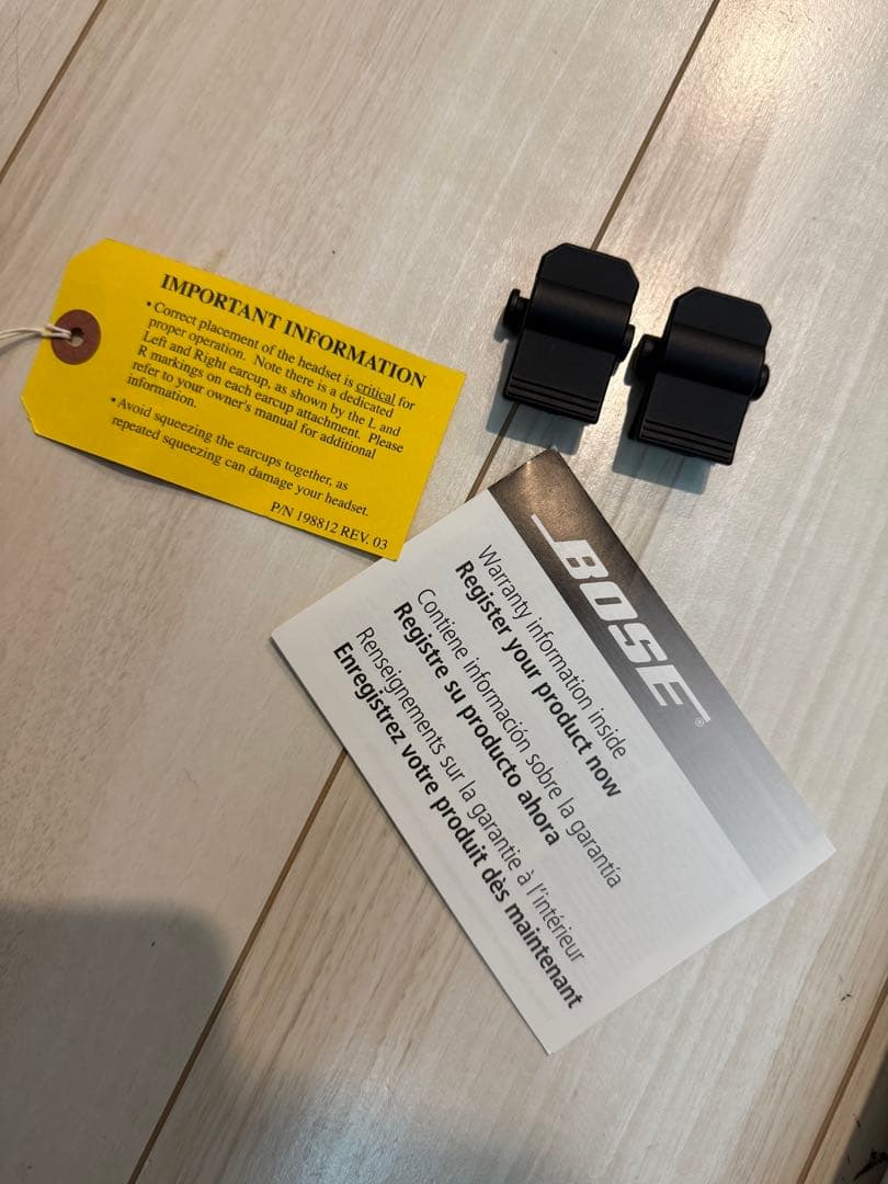 ※にゃん丸 BOSE A20 (新品パッド、変換ケーブル付き)