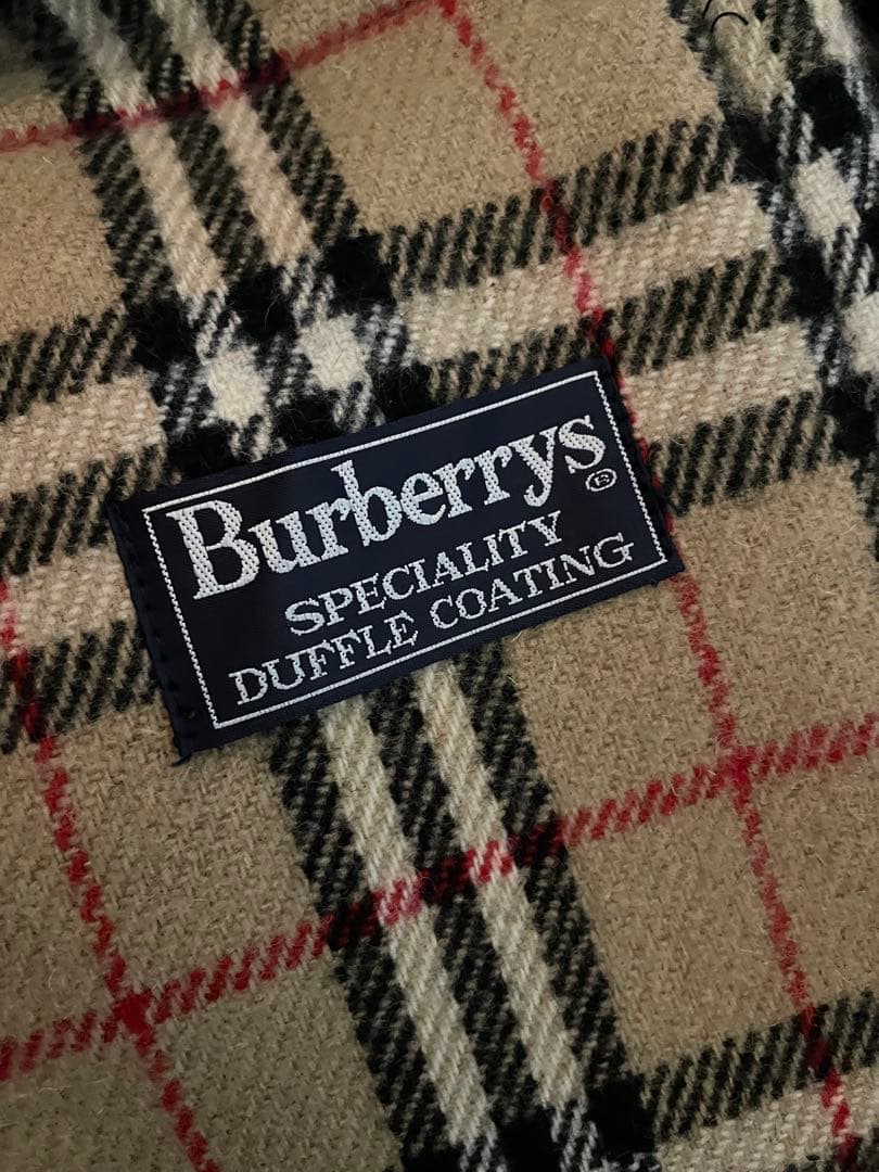 超希少 BURBERRY 丸善 別注　ダッフルコート　ノバチェック　ネイビー