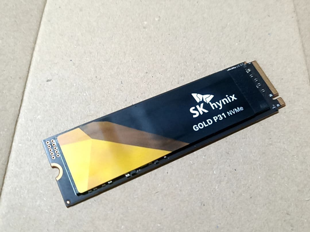 SK hynix M.2SSD1TB Gold P31 DRAMキャッシュ搭載b