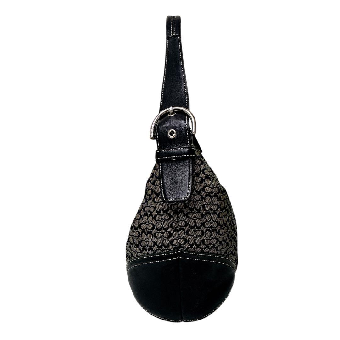 専用❣️COACH 6385 Signature Hobo ワンショルダー 黒
