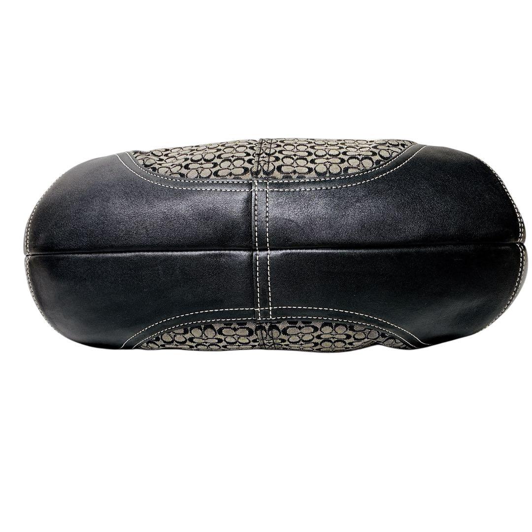 専用❣️COACH 6385 Signature Hobo ワンショルダー 黒