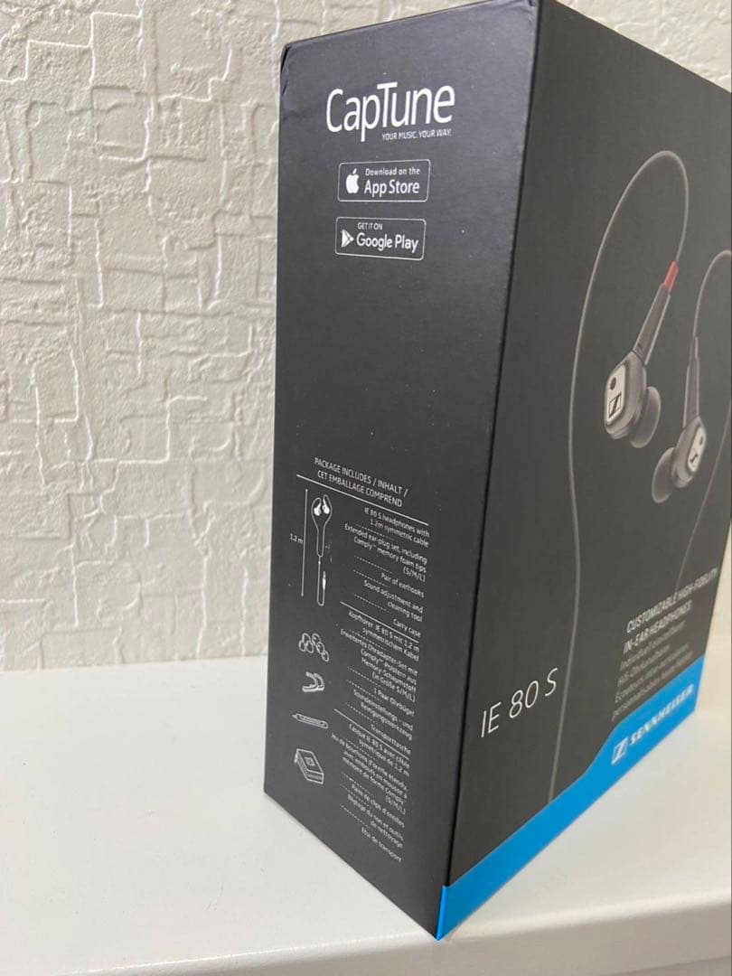 G SENNHEISER ゼンハイザー IE80S イヤホン ブラック 黒