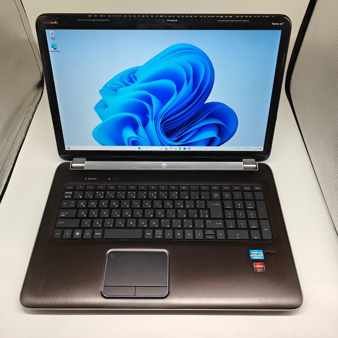 【HP】高性能i7 SSD120GB+HDD1TB 17.3インチ ノートPC