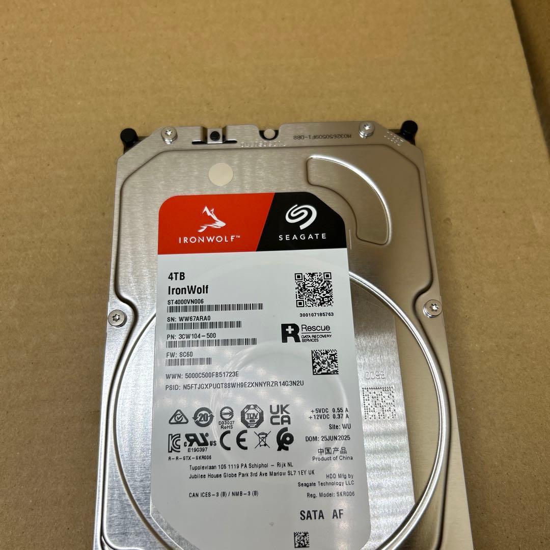 Seagate 内蔵 HDD ハードディスク 4TB ST4000VN006