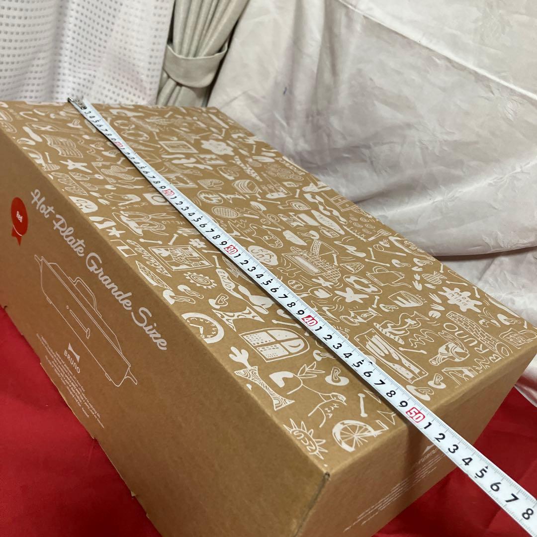 BRUNO ホットプレートグランデサイズ レッド　BOE026