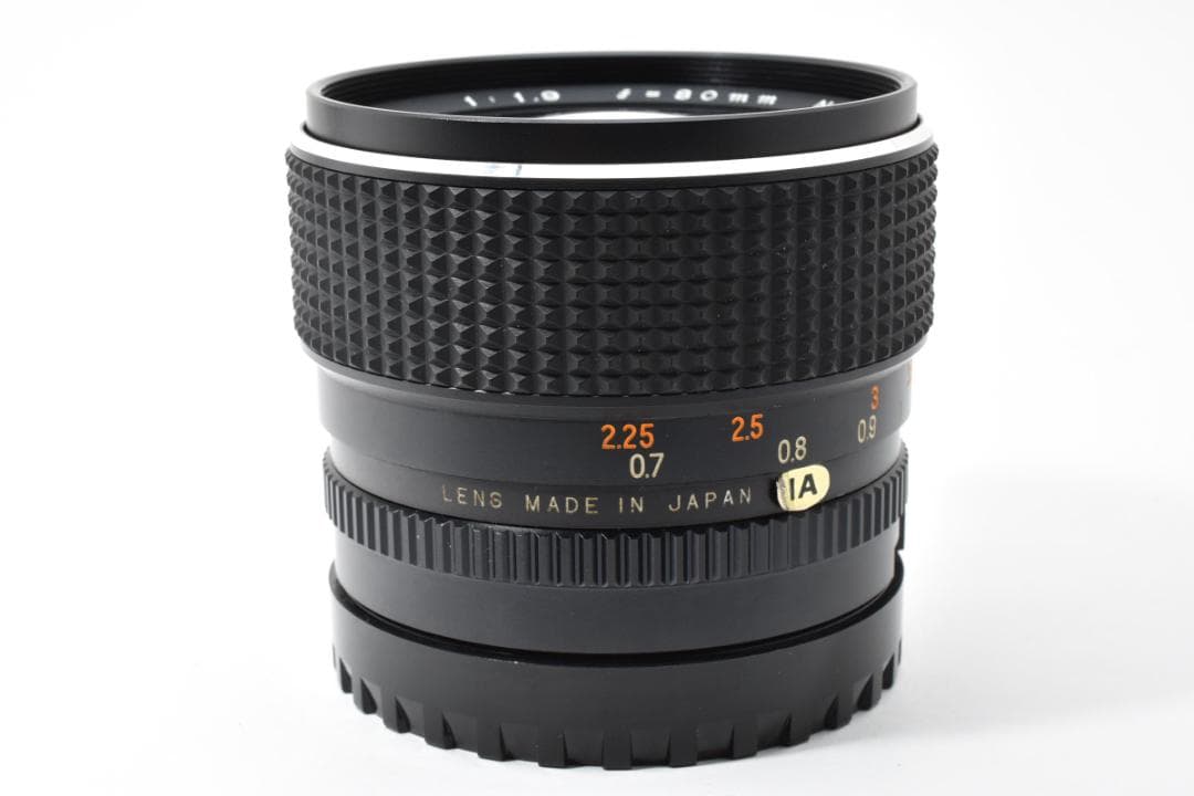 マミヤ マニュアルレンズ MAMIYA-SEKOR C 80mm F1.9