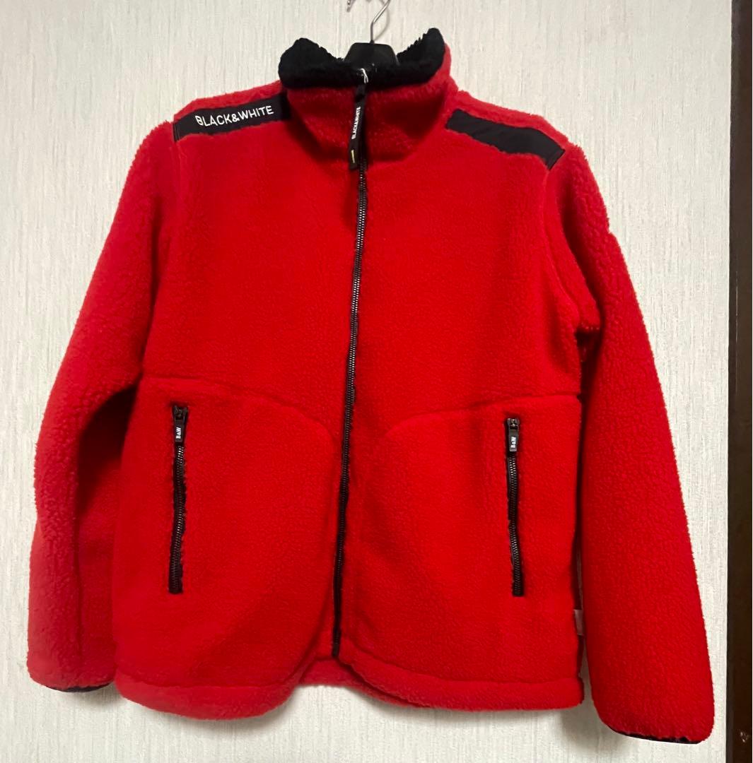 Black & White レディース　フリースジャケット