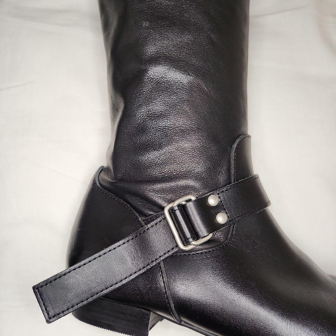 Y's ワイズ ヨウジヤマモト ソフトレザー ロング エンジニアブーツ 24cm