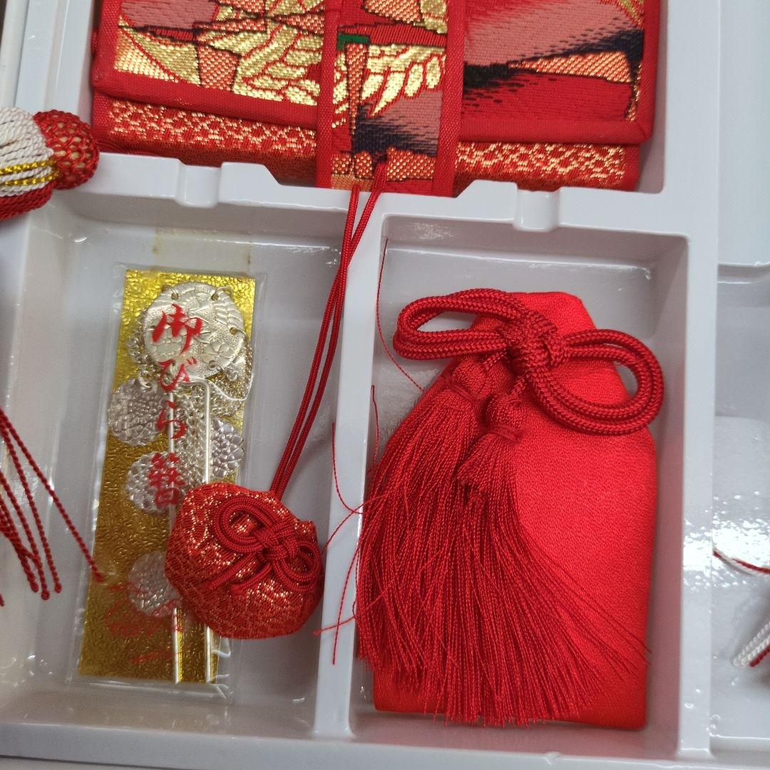 七五三 はこせこセット16.5センチ未使用タグ付き　オレンジ