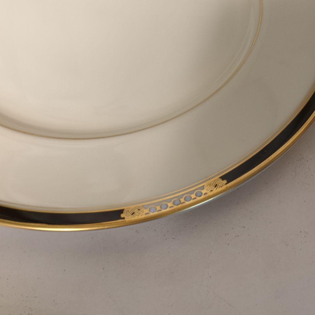 レノックス　ディナー皿、中皿、パン皿セット4セットずつ計12枚（収納ケース付）