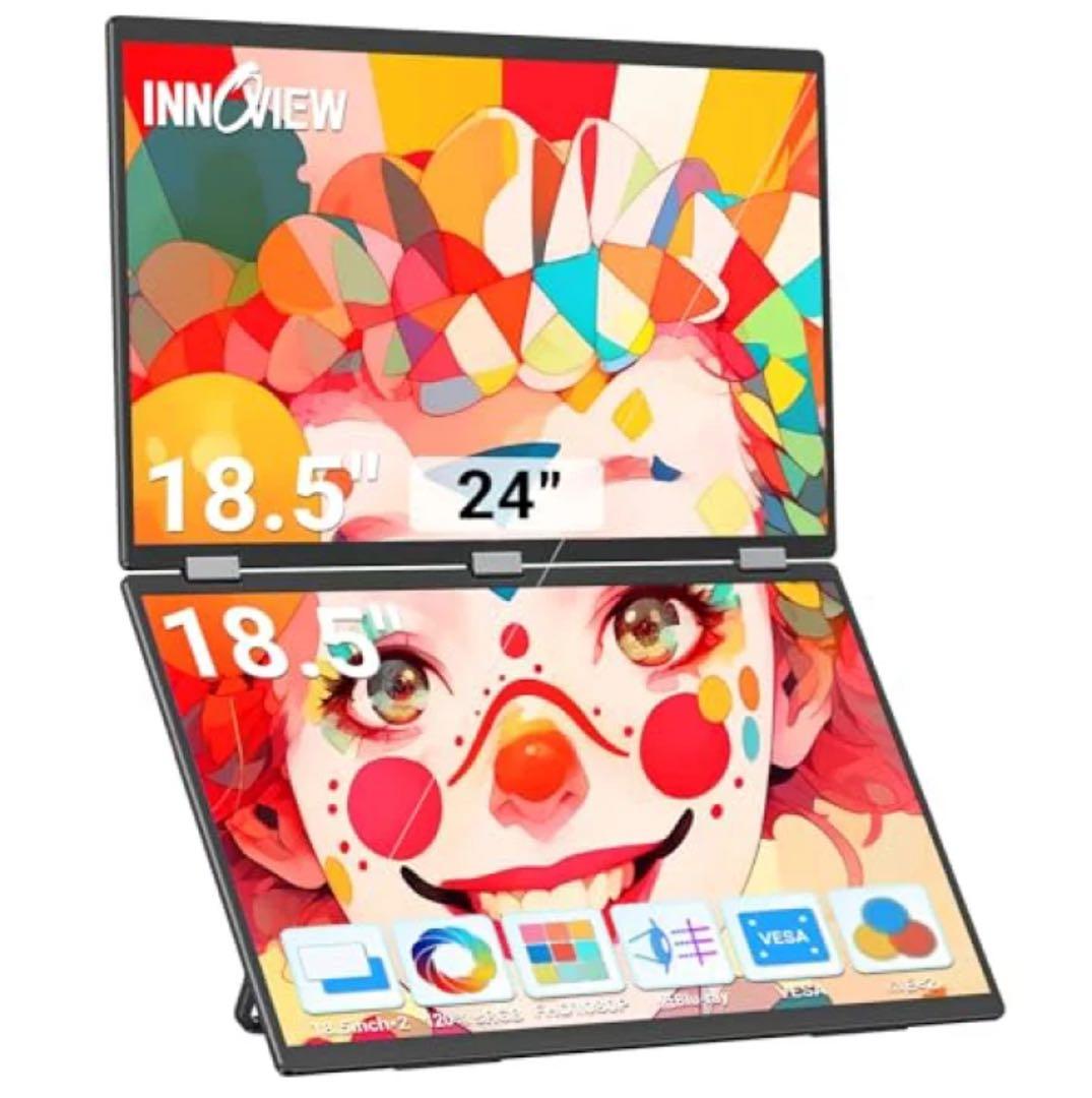 InnoView YC-PM509 18.5インチデュアルスクリーンモニター