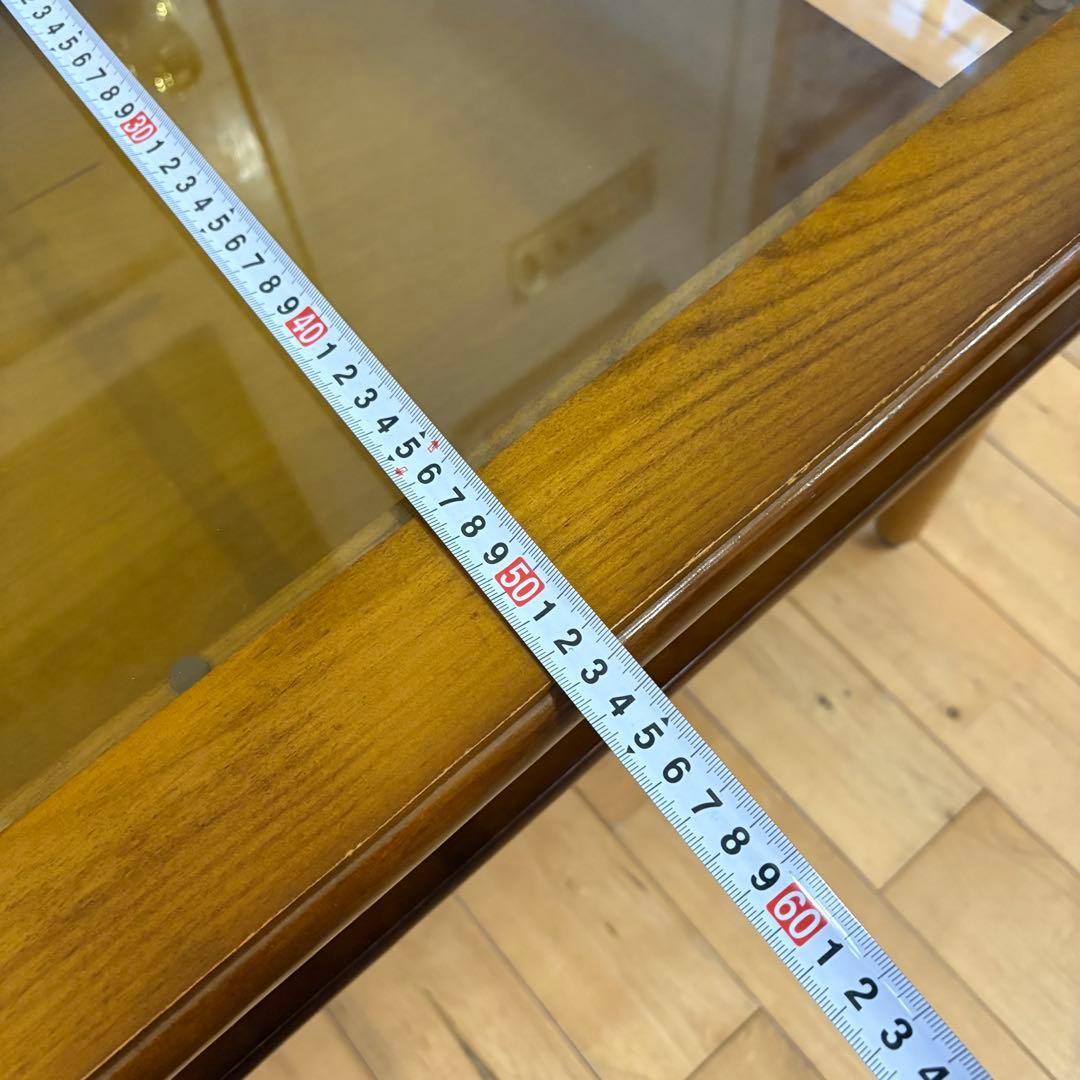 ☆昭和レトロ☆アンティーク　コレクションテーブル　ニチハン　コーヒーテーブル