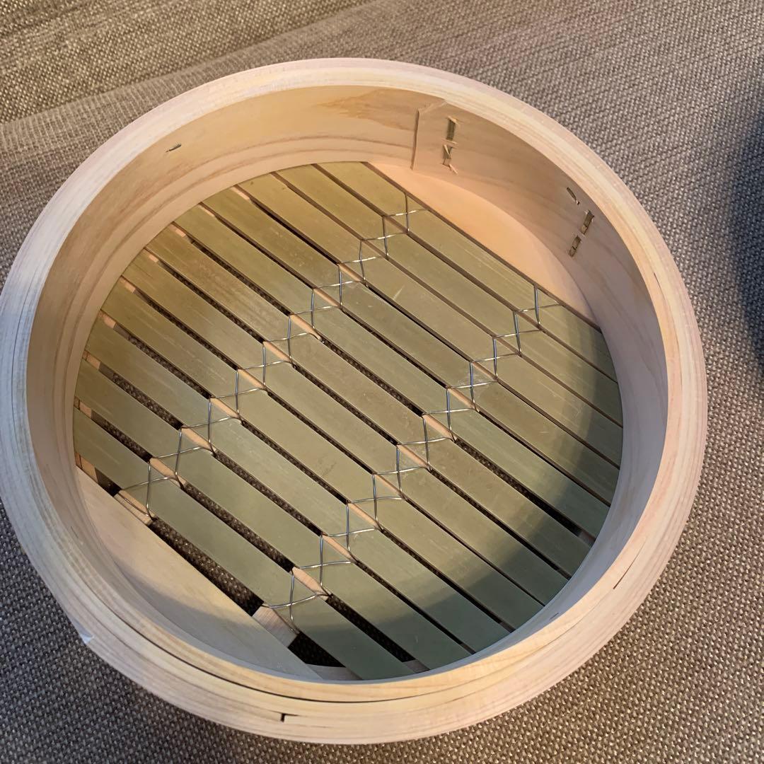 木曽駒印　檜せいろ蒸籠　21センチ未使用品　ひのき蒸し器 照宝も