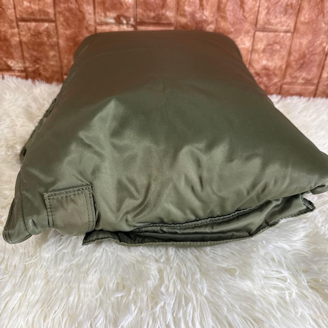 【美品】 ポーター タンカー ブリーフケース L セージグリーン 希少 廃盤品