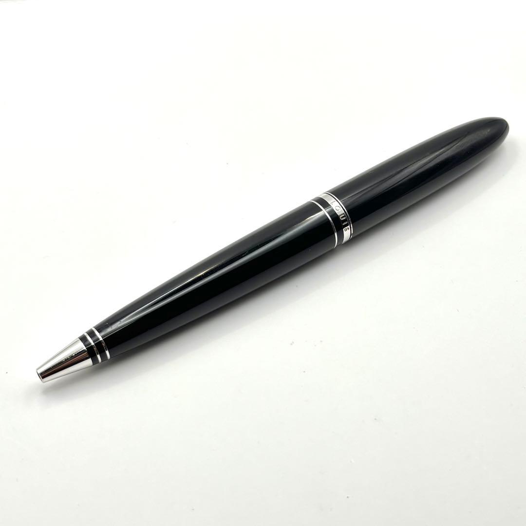 【美品】ルイヴィトン ドック ダブルラッカー ツイスト式 ブラック ボールペン