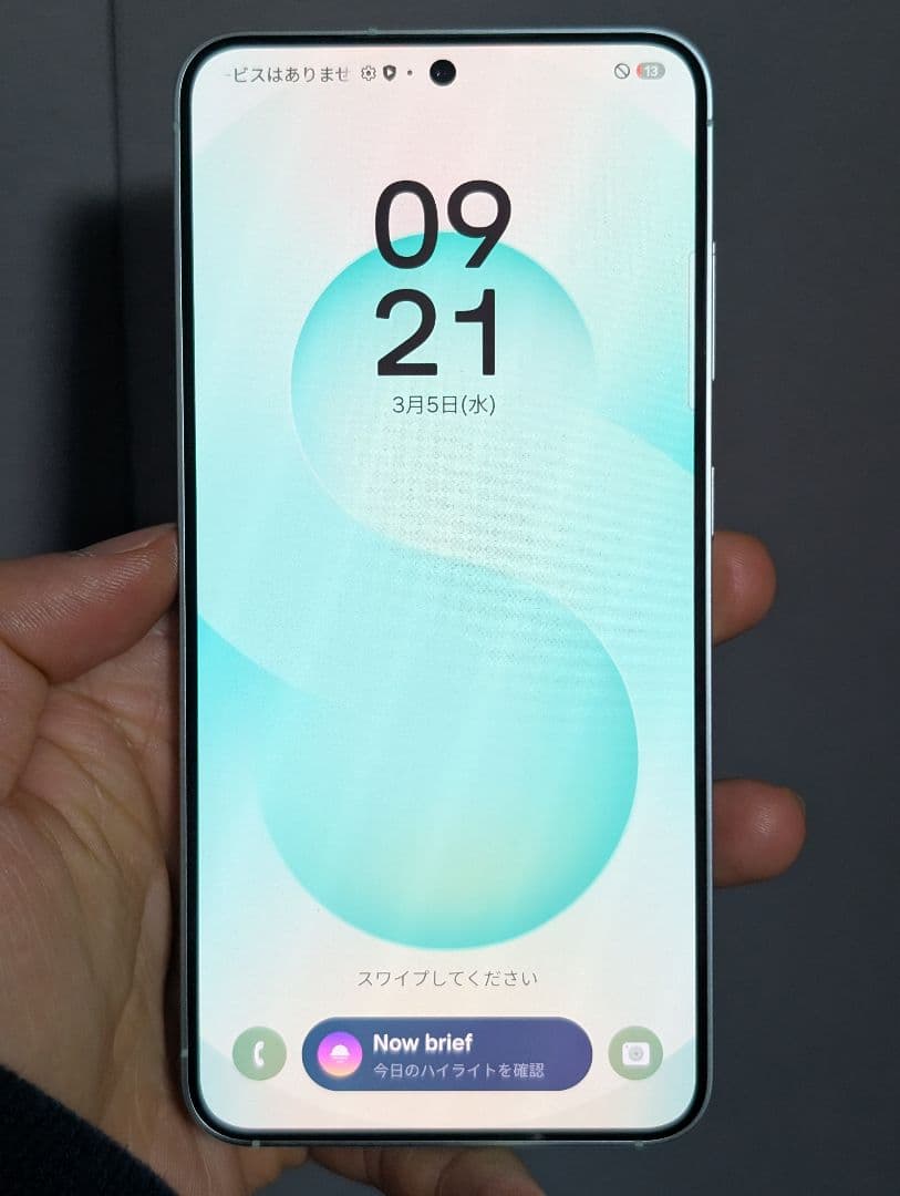 未使用に近い【国内版】Samsung Galaxy S25