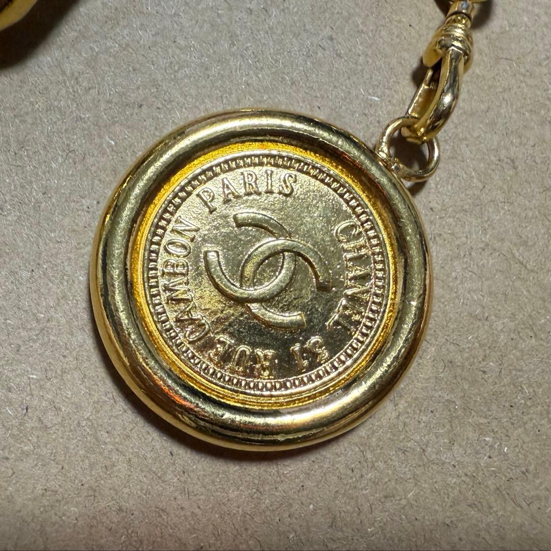 【期間限定価格】CHANEL ヴィンテージ チェーンベルト メダリオン ゴールド