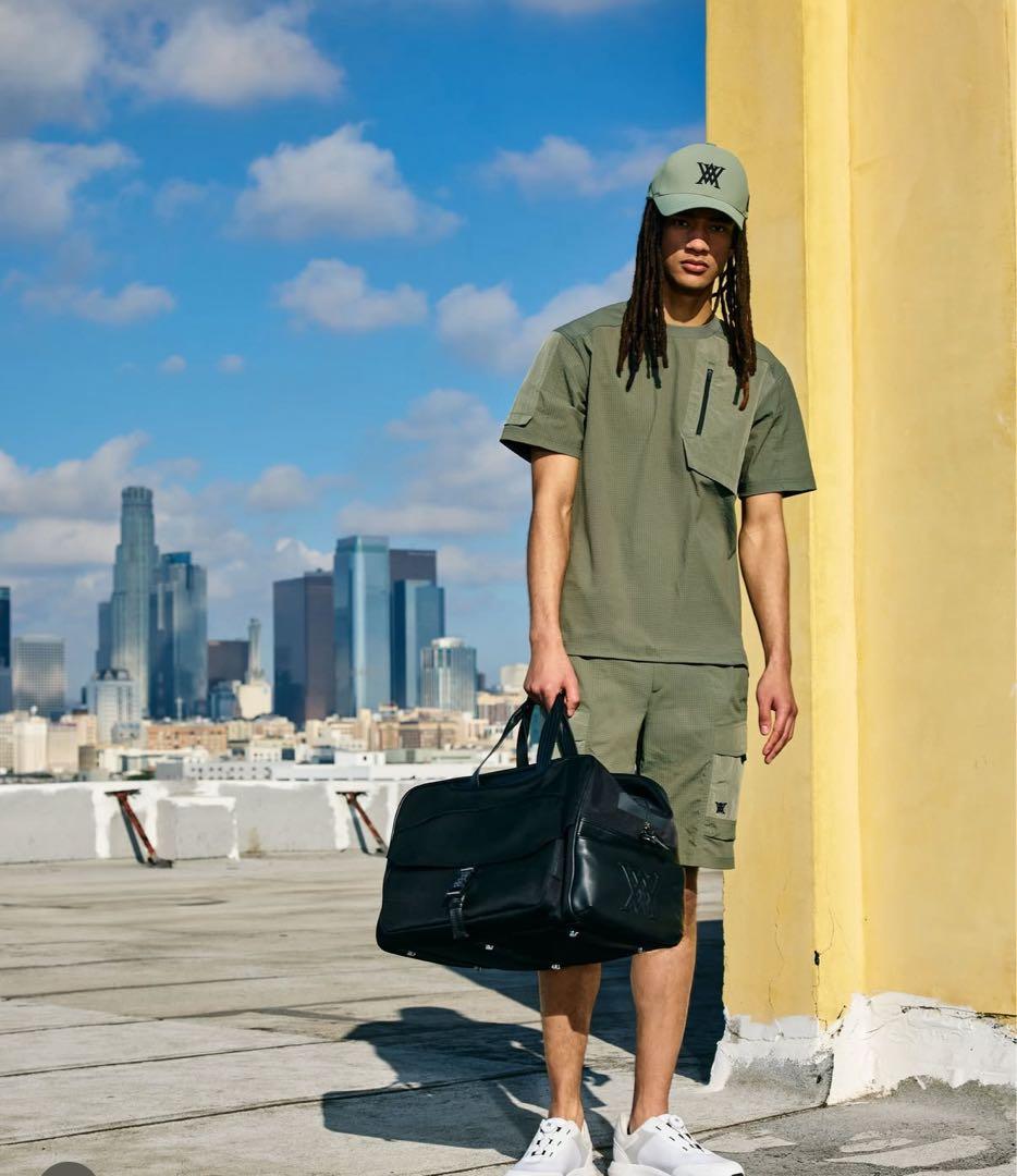 新品⭐️タグ付き ⭐️Lサイズ ANEW メンズ ショートパンツ カーキセットアップ