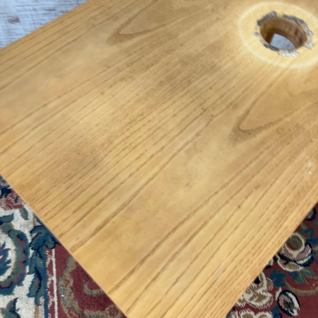 モダンレトロ 無垢材 陶器製 洗面台 流し台 カウンターテーブル 古道具 古家具