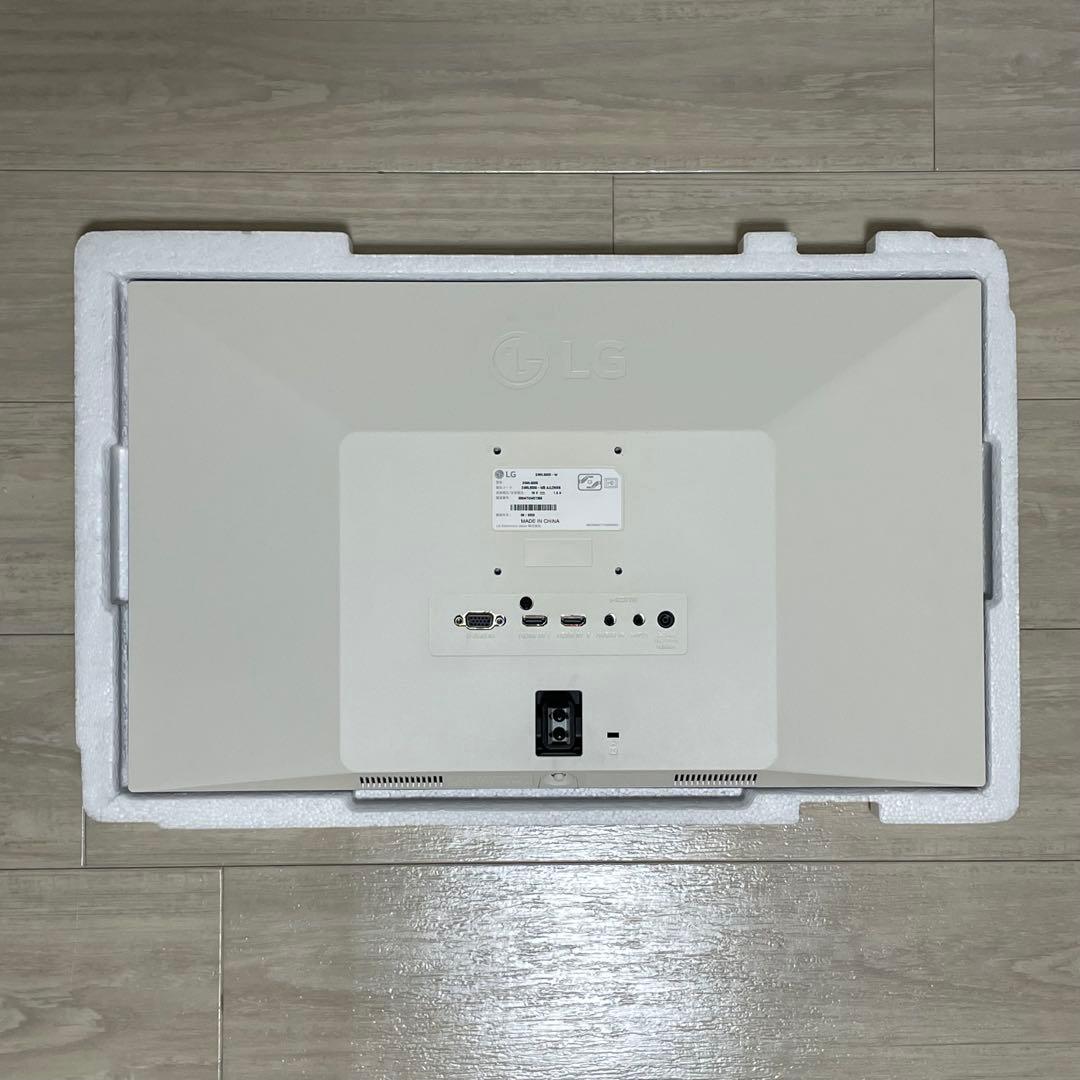 フレームレス モニター 23.8インチ LG 24ML600S-W