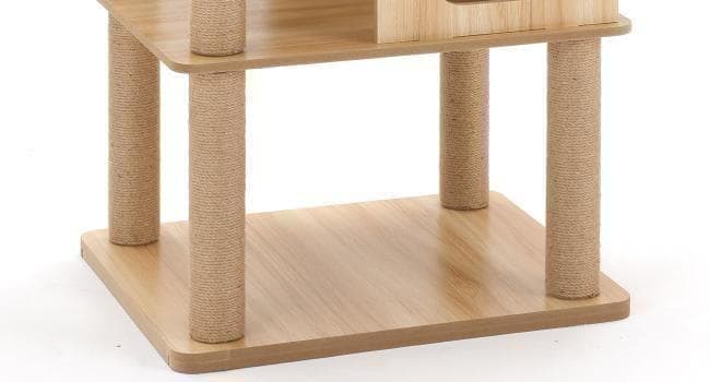 天空の キャットタワー 木製 宇宙船　展望台　多頭飼い 大型 168cm