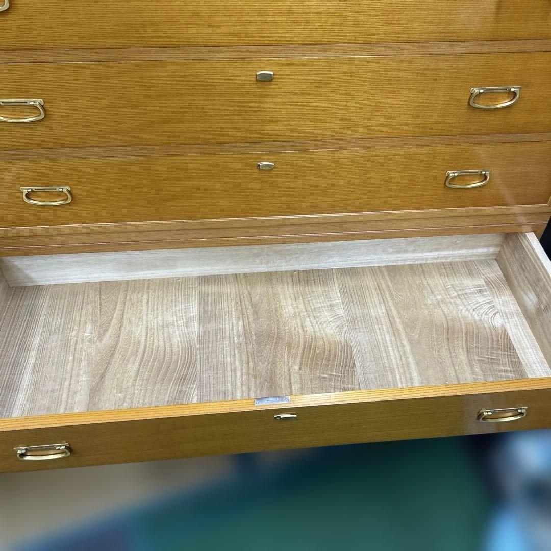 府中　松創 桐箪笥タンス 鍵付き 高級　桐たんす