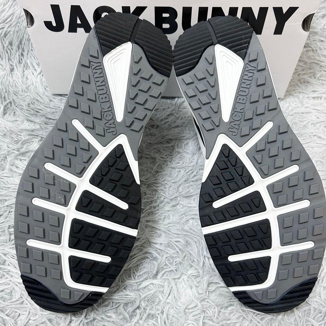 新品　訳あり　ジャックバニー　ゴルフシューズ　ホワイト　ブラック　スパイクレス