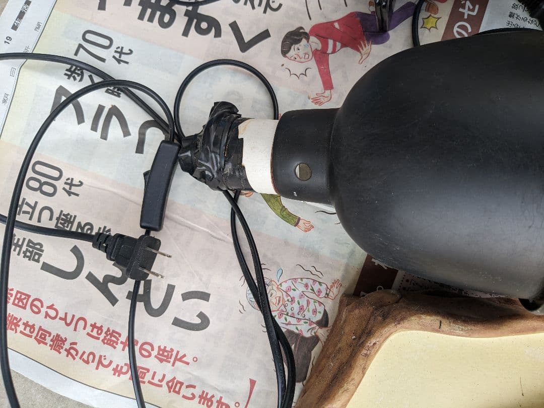 爬虫類飼育セット　まとめ売り　UVランプ　温度計　エキゾテラ　　ヒートグロー