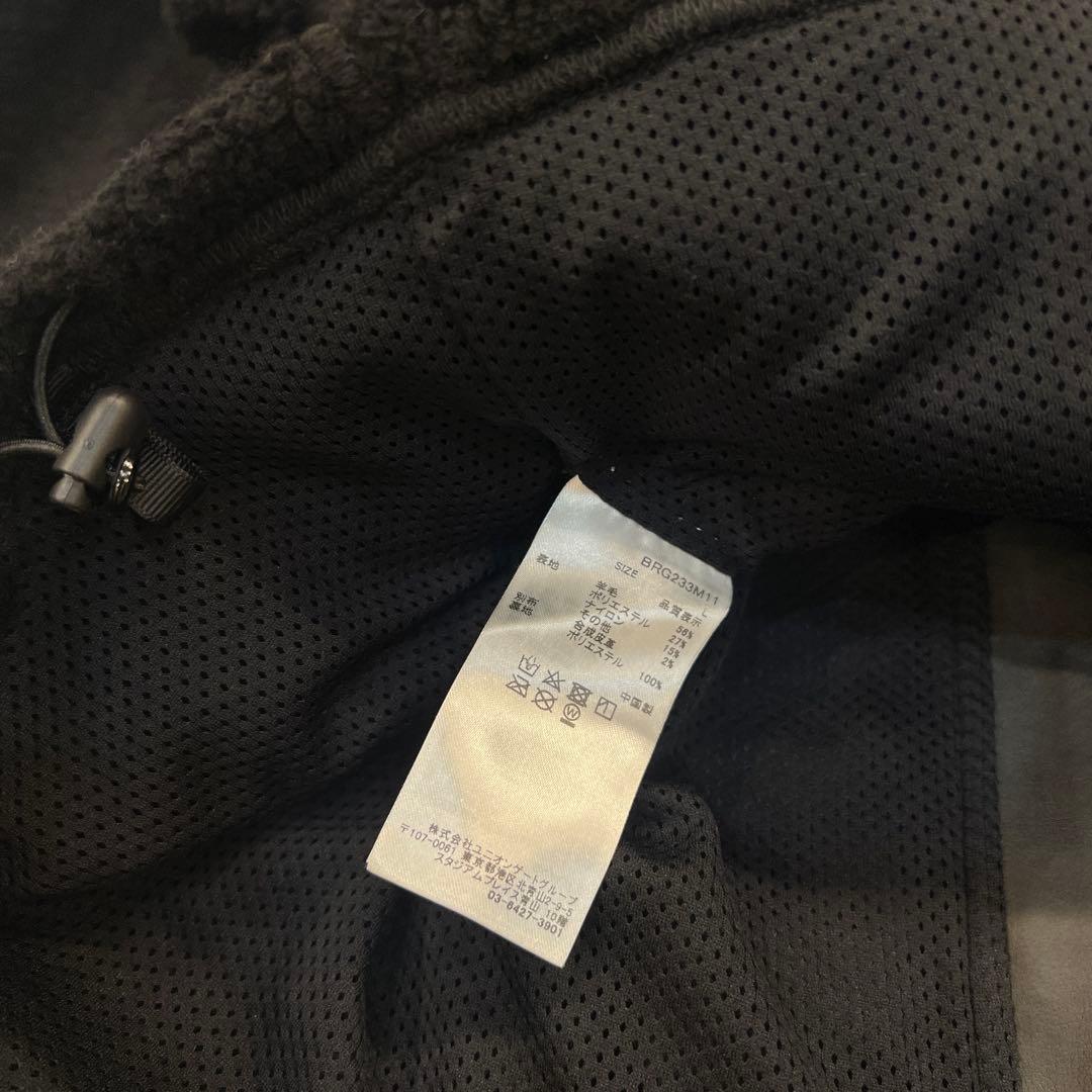 新品　BRIEFING WOOL BOA BLOUSON ブラックL