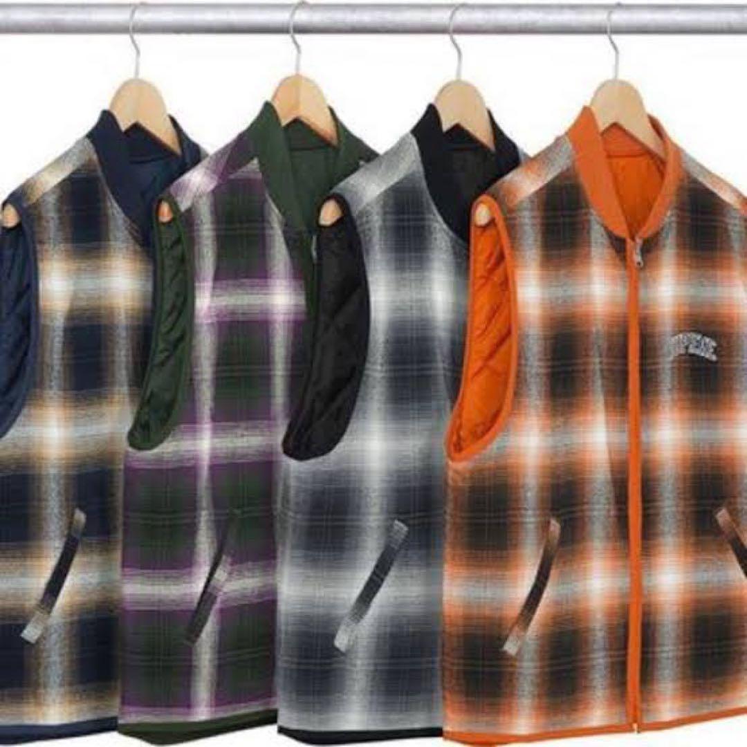 【supreme リバーシブルベスト】