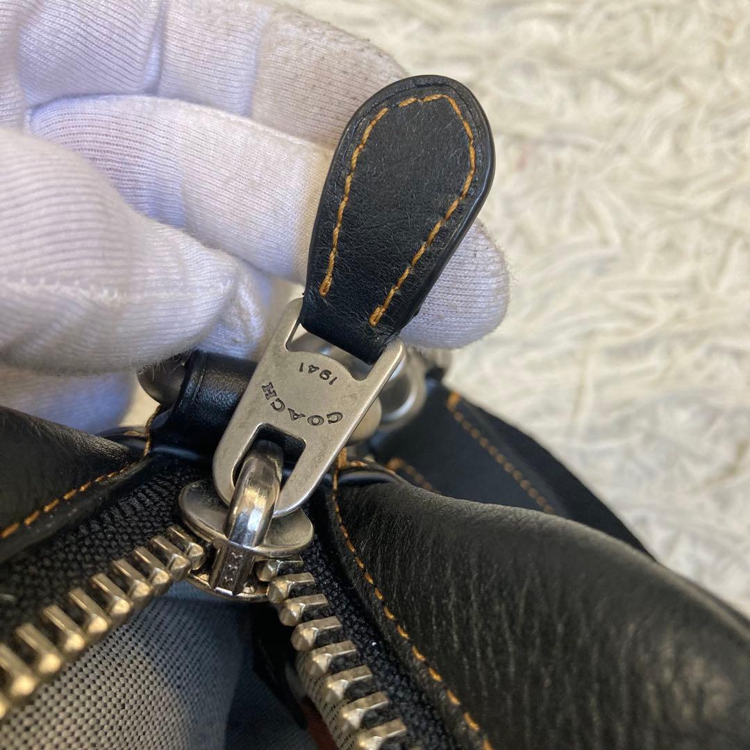 極美品 COACH DYLAN ディラン グラブタンレザー クロスボディ 黒