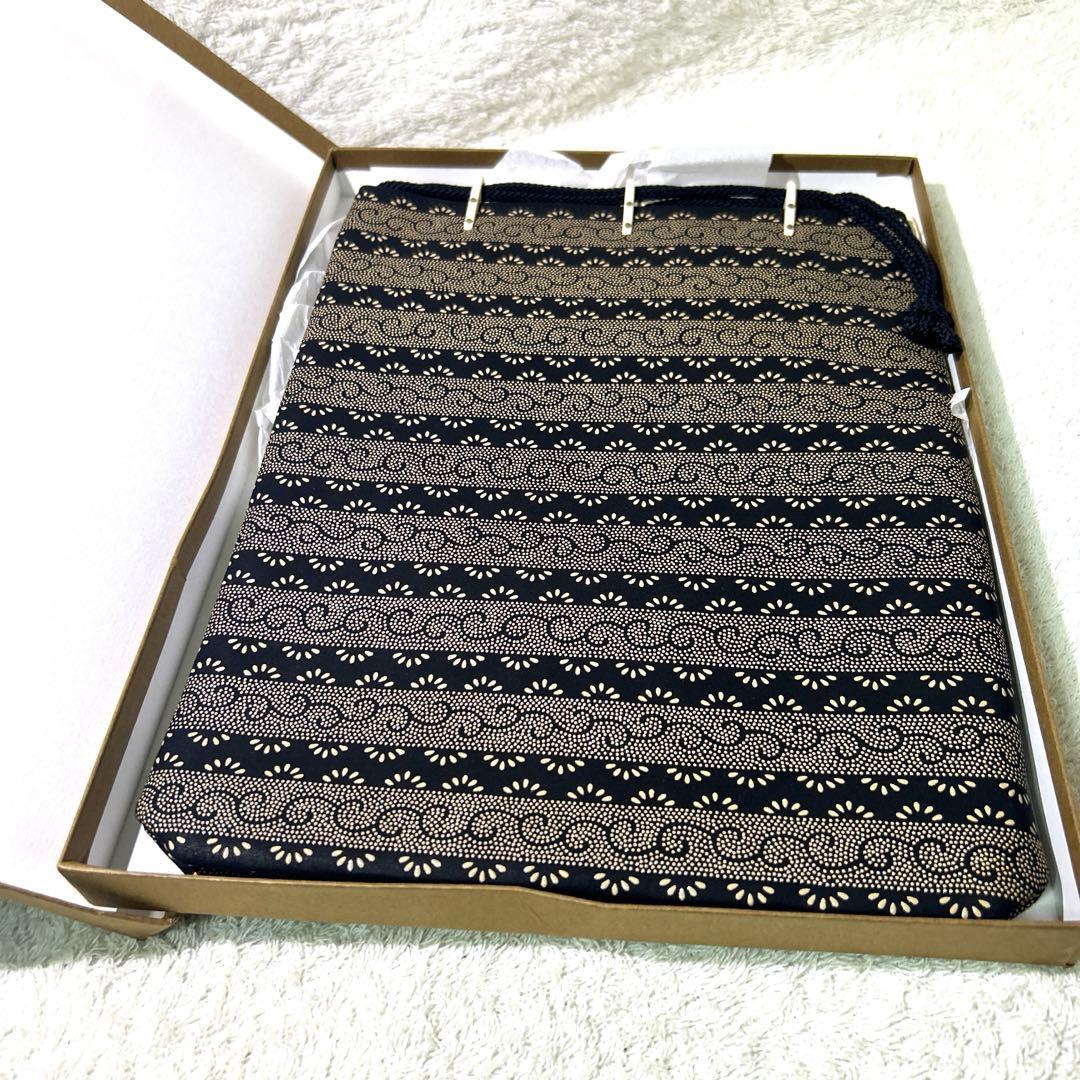 未使用　極美品　印傳屋　インデンヤ　巾着　ハンドバック　着物　黒　ブラック　大き
