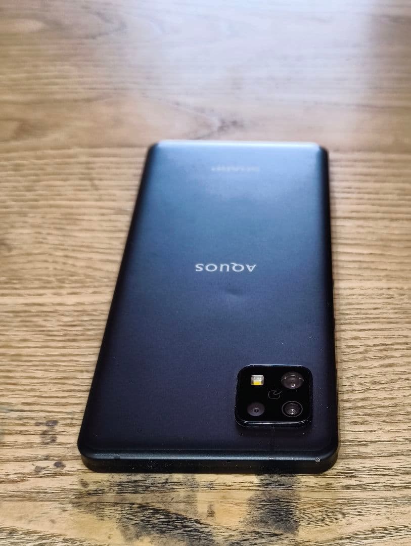 シャープ AQUOS sense 6s スマートフォン ブラック系 楽天モバイル