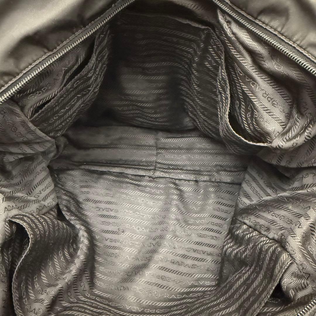 PRADAプラダ2wayバッグ ビジネスバッグ 三角ロゴボストン テスート 黒