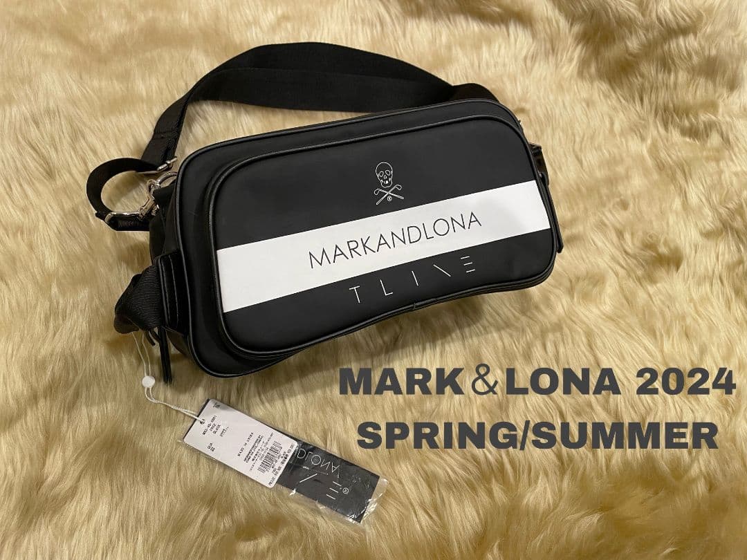美品✦マークアンドロナ★24年春夏T3Z Pouchゴルフラウンドバッグ