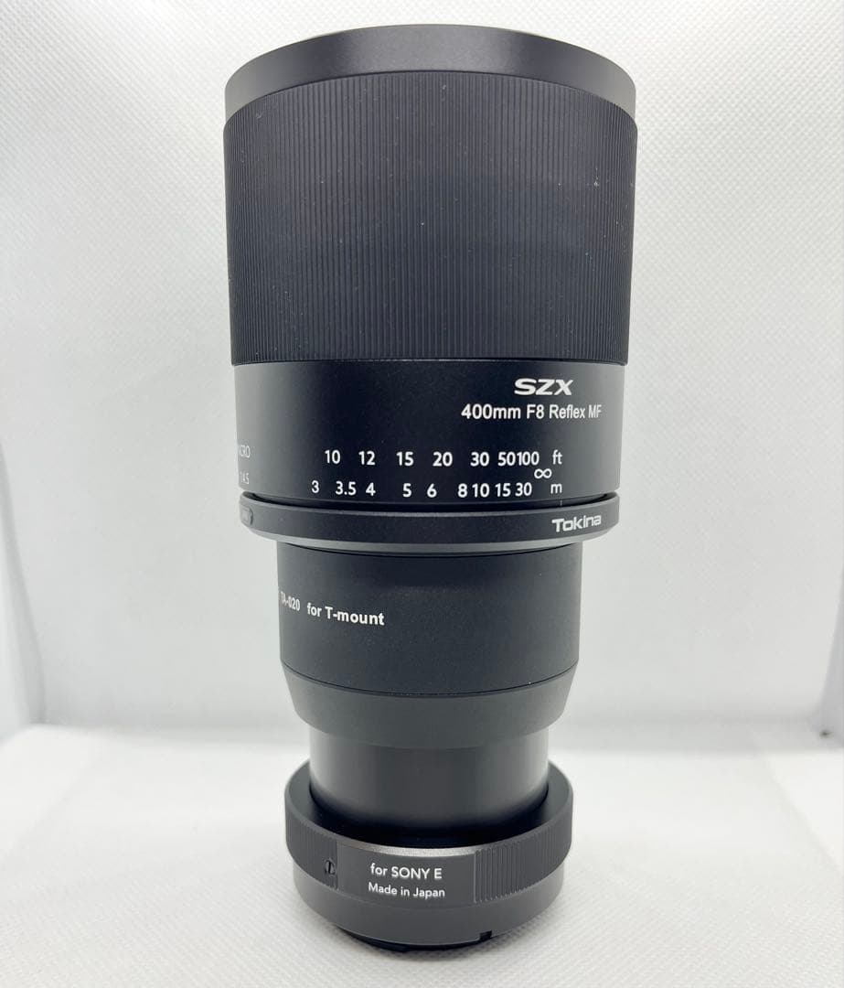 【Eマウント対応】Tokina 400mm F8＋2倍テレコン 800mm MF
