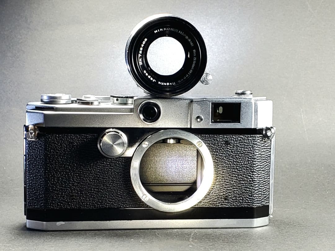 極上キャノンL2　高級ニコンレンズ50mmF2付き完動品