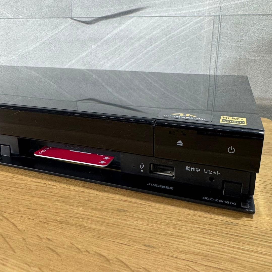 SONY ブルーレイレコーダー BDZ-ZW1800 1TB 4K d4772