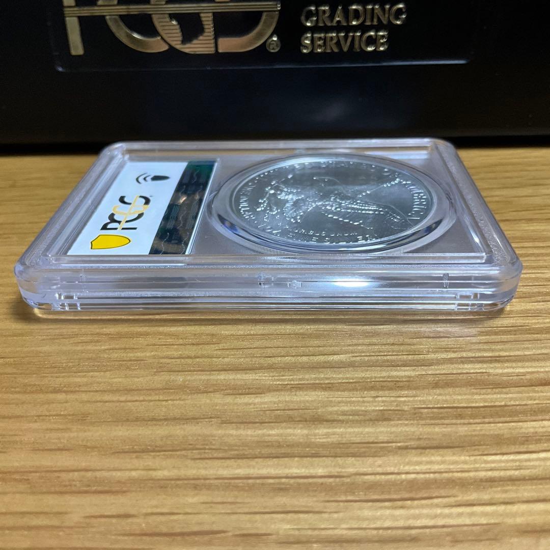 【新品】Silver Eagleイーグル銀貨2022-（W） PCGS MS70