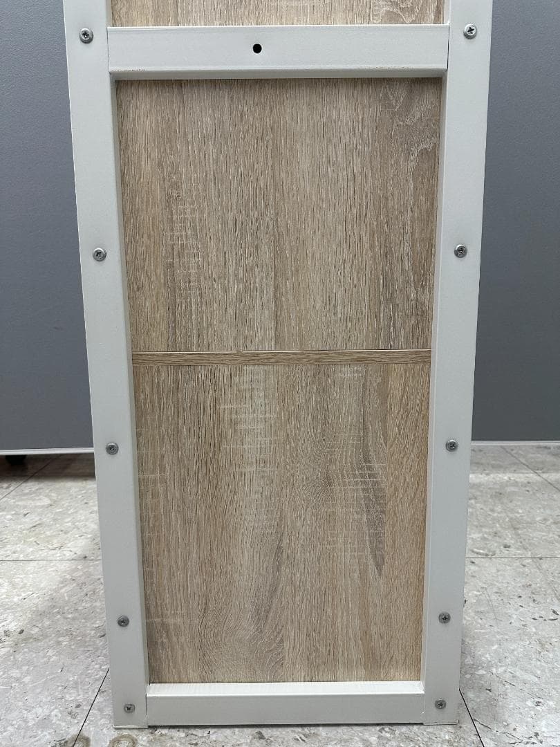 LOWYA　シェルフ　4段引き出し付き　ベージュ