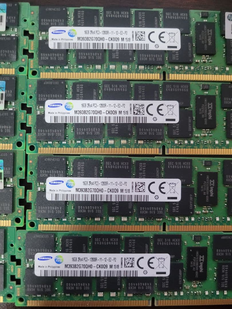 m*o様 Samsung DDR3 16GB×8枚セット 12800R